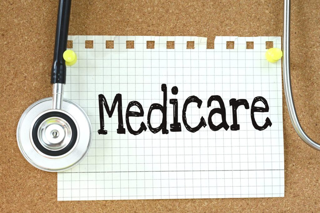 medicare written on a piece of paper - article about does medicare cover acupuncture
